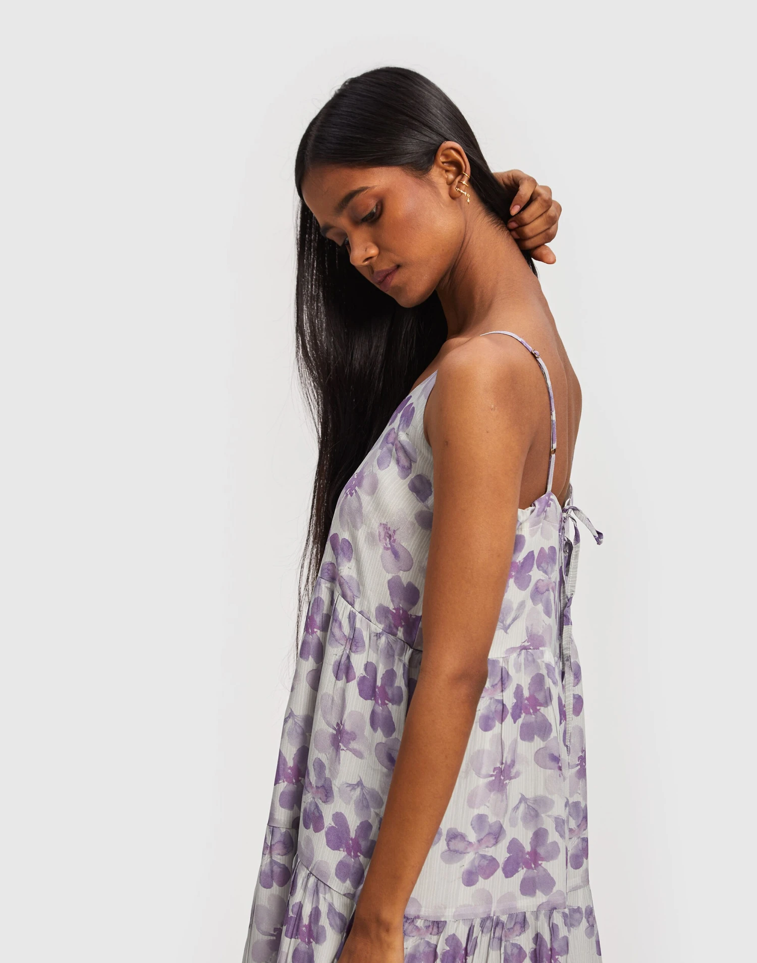 Madewell Reistor Mist Strappy Midi Dress 3 Madewell Reistor Mist Strappy Midi Dress - Image 3