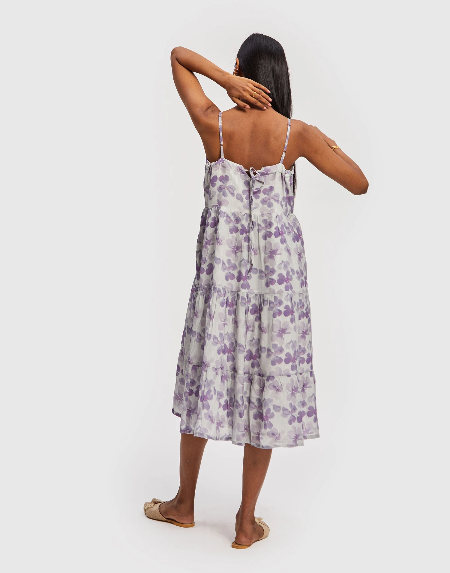 Madewell Reistor Mist Strappy Midi Dress 4 Madewell Reistor Mist Strappy Midi Dress - Image 4