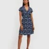 Madewell Reistor Short Wrap Dress