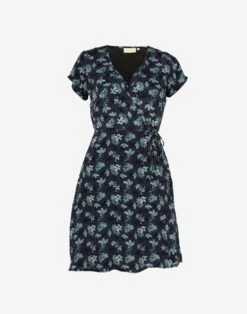 Madewell Reistor Short Wrap Dress -Madewell Sales N7329 BL0021 ld