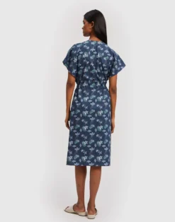 Madewell Reistor Midnight Gathered Dress -Madewell Sales N7330 BL0021 d4