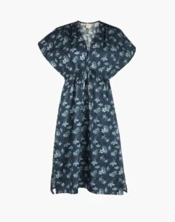 Madewell Reistor Midnight Gathered Dress -Madewell Sales N7330 BL0021 ld
