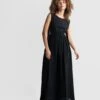 Madewell World Of Crow Black Organic Jump-Suit