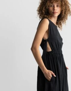 Madewell World Of Crow Black Organic Jump-Suit -Madewell Sales N7987 BK0001 d3