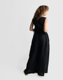 Madewell World Of Crow Black Organic Jump-Suit -Madewell Sales N7987 BK0001 d4