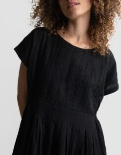 Madewell World Of Crow Black Relaxed Fit Short Dress -Madewell Sales N7988 BK0001 d3