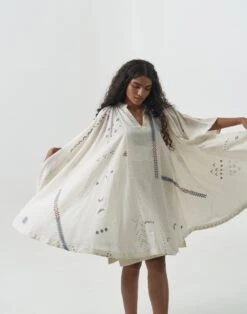 Madewell World Of Crow White Jamdani Dress 8 Madewell World Of Crow White Jamdani Dress -Madewell Sales N8000 DM1528 d3