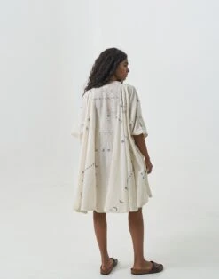 Madewell World Of Crow White Jamdani Dress 9 Madewell World Of Crow White Jamdani Dress -Madewell Sales N8000 DM1528 d4