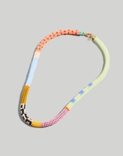 Madewell Kisiwa Beaded Cuerda Choker Necklace
