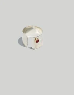 Madewell Firstborn Jewelry Carnelian Wide Open Ring