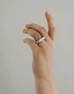 Madewell Firstborn Jewelry Slant Signet Ring -Madewell Sales N8063 GY0032 d4