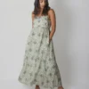 Madewell Reistor The Jade Ruched Maxi Dress