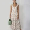 Madewell Reistor Sky Is Pink Ruffle Maxi Dress