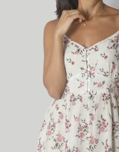 Madewell Reistor Sunset Scenes Strappy Midi Dress -Madewell Sales N8669 EC5461 d3