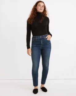 Madewell Curvy High-Rise Skinny Jeans In Lanette Wash