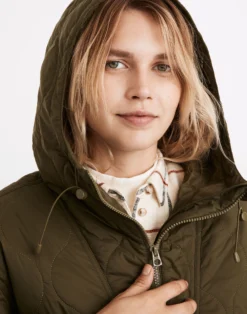 Madewell Quilted Packable Popover Puffer Jacket -Madewell Sales NB255 GR6652 d5