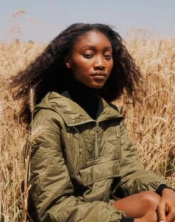 Madewell Quilted Packable Popover Puffer Jacket -Madewell Sales NB255 GR6652 d6