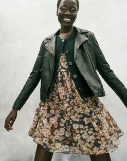 Madewell Washed Leather Motorcycle Jacket: Brass Hardware Edition -Madewell Sales NC112 BK5229 d6