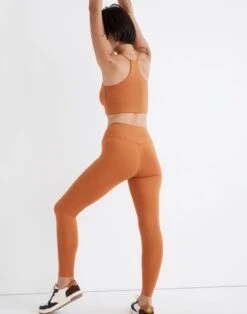 Madewell Girlfriend Collective® Seamless High-Rise 28 1/2" Leggings In Spice -Madewell Sales NC126 EE1111 d2