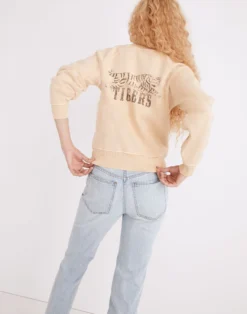 Madewell Rivet & Thread Tigers Graphic Easy Sweatshirt -Madewell Sales NC762 NA7020 d2