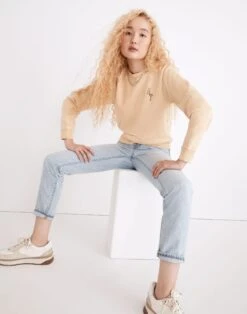 Madewell Rivet & Thread Tigers Graphic Easy Sweatshirt -Madewell Sales NC762 NA7020 d5