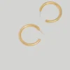 Madewell Chunky Medium Hoop Earrings