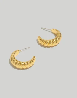 Madewell Puffed Small Hoop Earrings