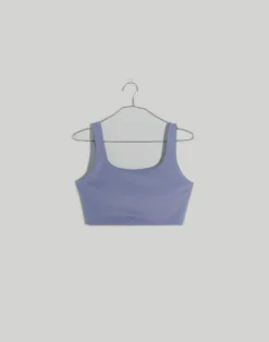 Madewell MWL Flex Square-Neck Sports Bra -Madewell Sales ND875 BL9301 ld
