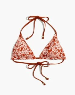 Madewell Palm Jade String Bikini Top -Madewell Sales NE253 EE2334 ld