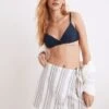 Madewell Cover-Up Wrap Skirt In Stripe