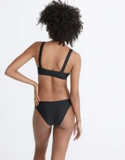 Madewell Second Wave Classic Cheeky Bikini Bottom -Madewell Sales NE343 BK5229 d2