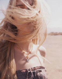 Madewell Enamel Daisy Coin Necklace Set -Madewell Sales NE550 ED0747 d6