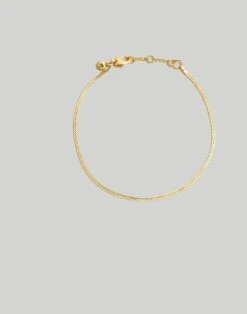 Madewell Herringbone Chain Anklet