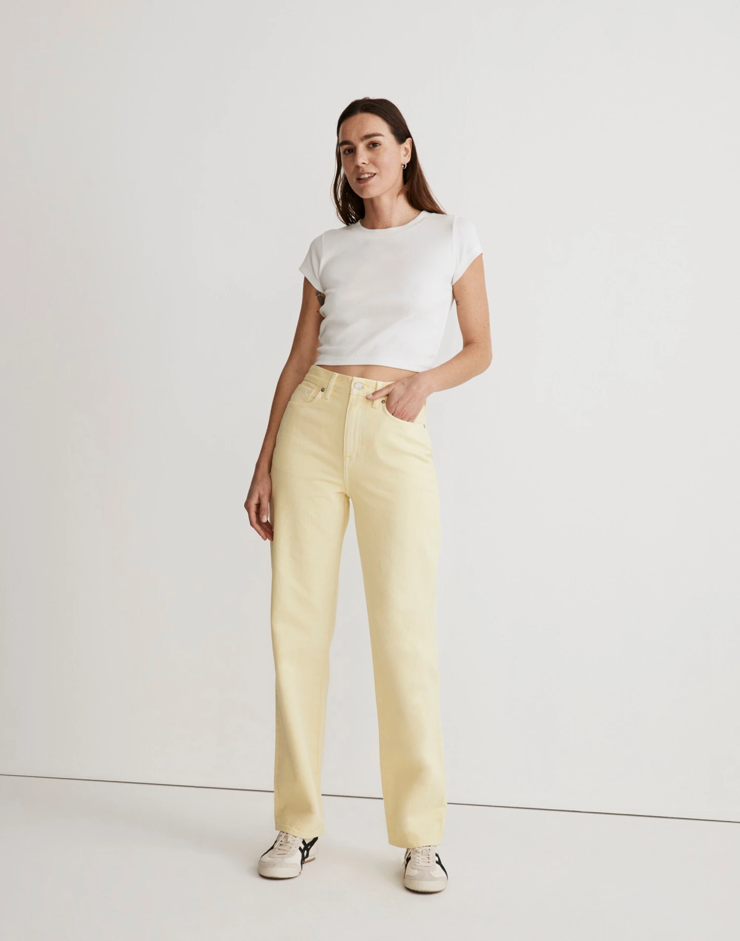 Madewell Baggy Straight Jeans: Garment-Dyed Edition 1 Madewell Baggy Straight Jeans: Garment-Dyed Edition