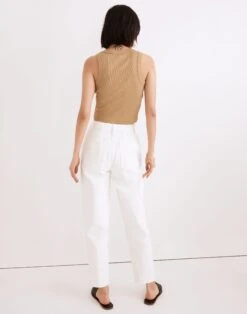 Madewell Balloon Jeans In Tile White: Button-Front Edition -Madewell Sales NF124 DM1626 d2