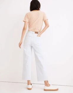 Madewell The Perfect Vintage Wide-Leg Crop Jean In Bosworth Wash: Raw-Hem Edition -Madewell Sales NF127 DM5553 d2