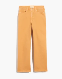 Madewell The Perfect Vintage Wide-Leg Jean: Garment-Dyed Edition -Madewell Sales NF128 OR5985 ld