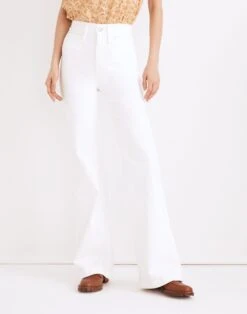 Madewell 11" High-Rise Flare Jeans In Tile White: Trouser Edition -Madewell Sales NF134 DM1626 d5