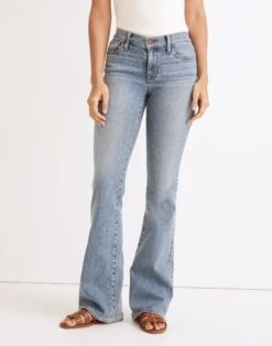 Madewell Low-Rise Skinny Flare Jeans In Kinsman Wash -Madewell Sales NF137 DM5830 d5