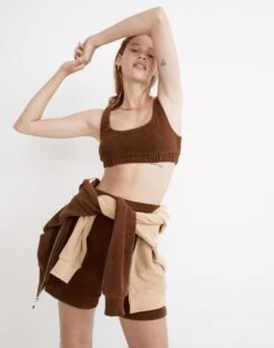 Madewell Donni Terry Sporty Bra Top