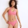 Madewell Solid & Striped® Jacquard Lilo High-Waist Bikini Bottom