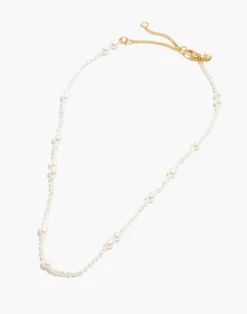 Madewell Mixed Pearl Beaded Choker Necklace -Madewell Sales NG108 EB8489 d1