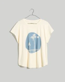 Madewell X Walker Noble Studios Palm Asbury Muscle Tee -Madewell Sales NG222 KF4986 ld