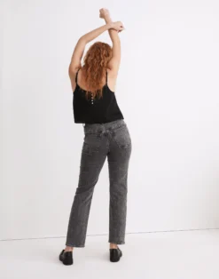 Madewell The Perfect Vintage Straight Jean In Meaford Wash: Seamed Edition -Madewell Sales NG229 DM6297 d2