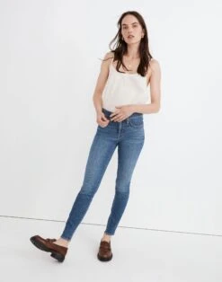 Madewell 9" Mid-Rise Skinny Jeans In Heathfield Wash