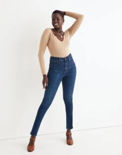 Madewell Curvy High-Rise Skinny Jeans In Seville Wash