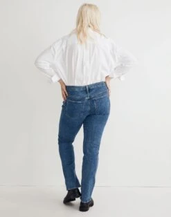 Madewell Mid-Rise Stovepipe Jeans In Knowland Wash: Slit-Hem Edition -Madewell Sales NG261 DM6089 d2
