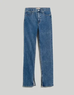 Madewell Mid-Rise Stovepipe Jeans In Knowland Wash: Slit-Hem Edition -Madewell Sales NG261 DM6089 ld