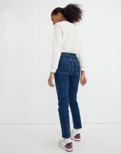 Madewell High-Rise Slim Straight Jeans In Bryston Wash: Workwear Edition -Madewell Sales NG263 DM6065 d2