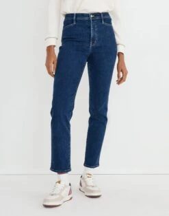 Madewell High-Rise Slim Straight Jeans In Bryston Wash: Workwear Edition -Madewell Sales NG263 DM6065 d5